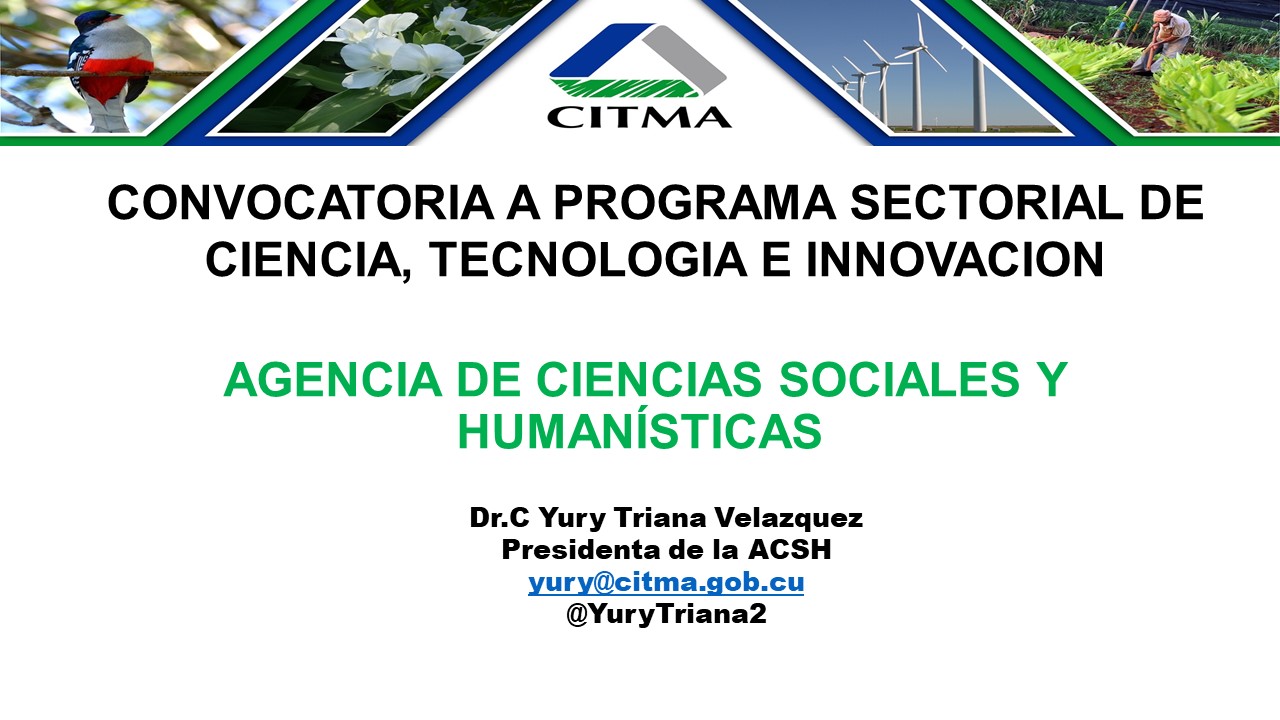 “Gestión de Ciencia, Tecnología e Innovación para el Desarrollo Sostenible”