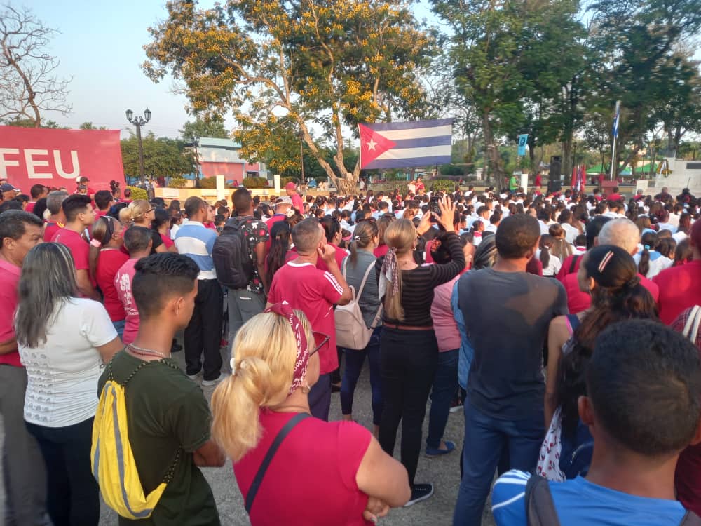 CUM Yara se vistió de alegría juvenil hoy 4 de abril