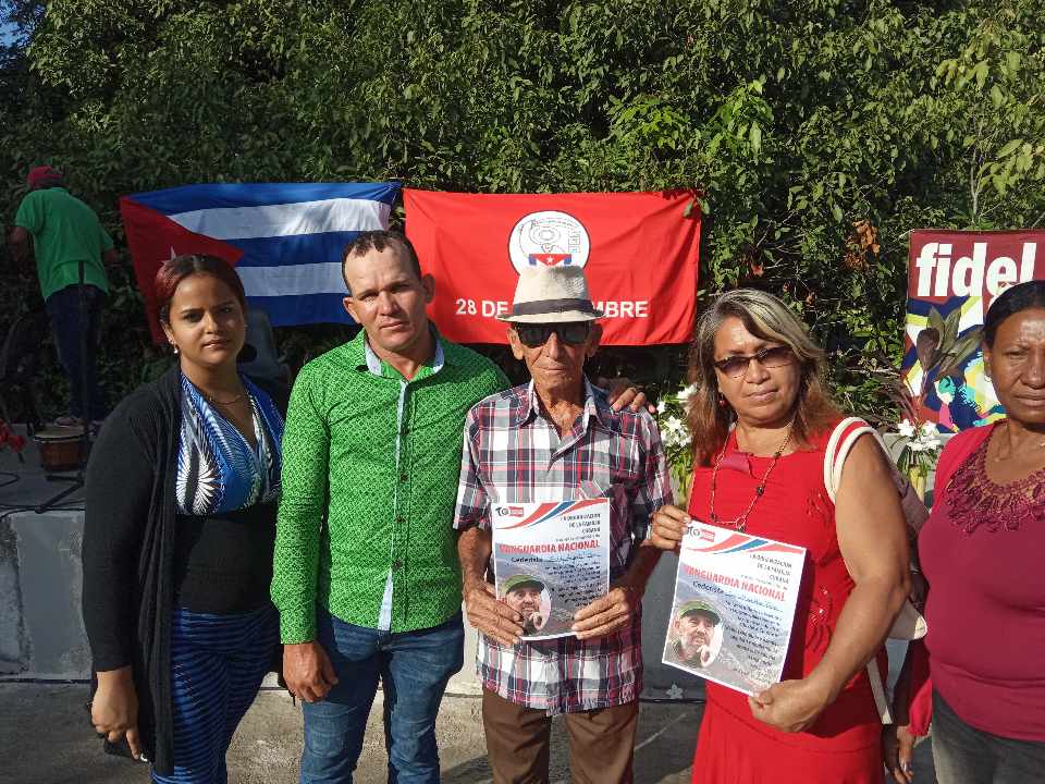 Representación del CUM de Campechuela en el Acto Municipal de los CDR