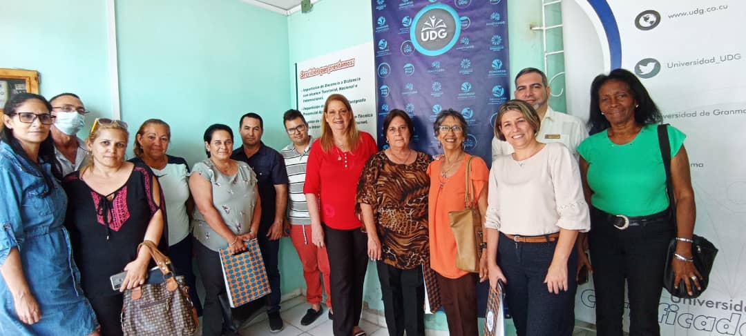 En intercambio con la Viceministra Alicia Alonso Becerra y la Universidad de Granma relacionado con el SIPAC