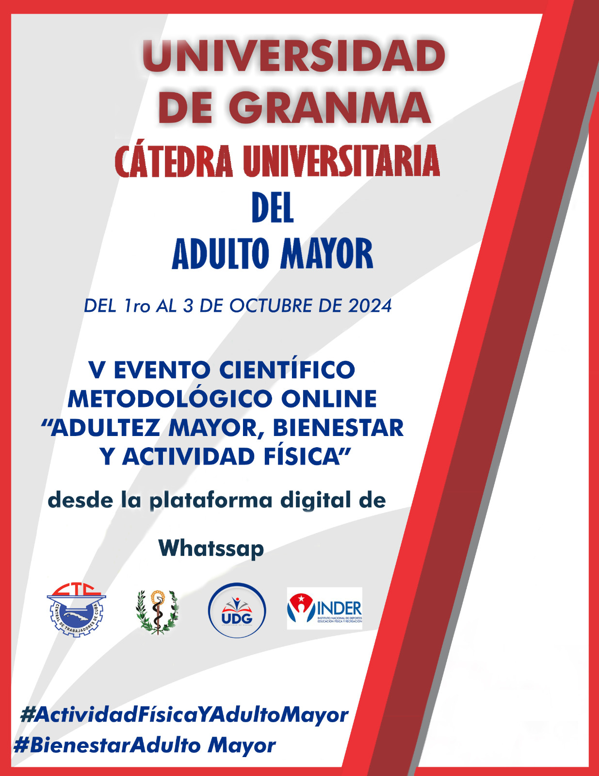 Convocatoria a 5ta edición de Evento Científico Metodológico Online” Adultez Mayor, Bienestar y Actividad Física”