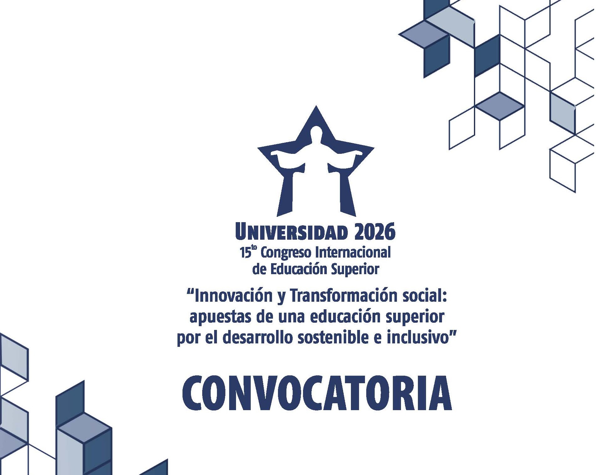 Convocatoria a 15to. Congreso Internacional de Educación Superior Universidad 2026