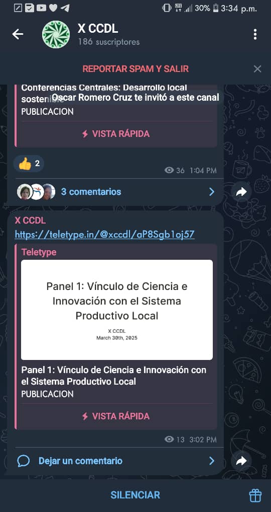 Activa participación online en X Congreso de Desarrollo